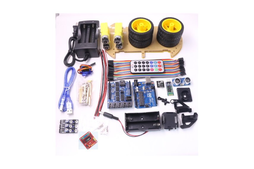 Bluetooth RC 4WD Car Kit from Smaring on Tindie